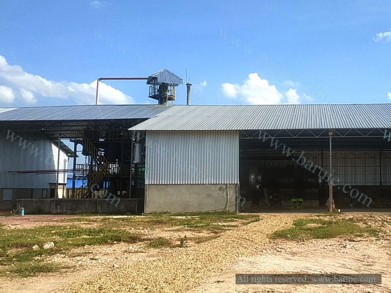 JYZLR50 Laos waste oil distillation plant 5